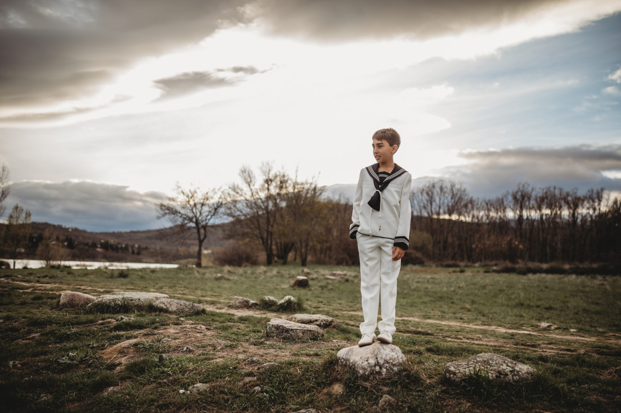 Sesiones fotográficas de comunión en Navacerrada