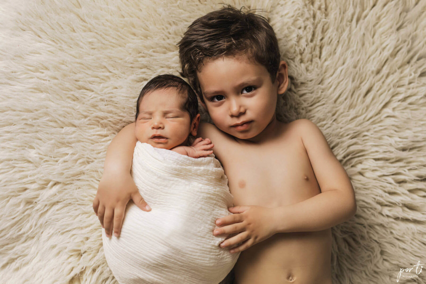 Fotografía de bebé recién nacido en Cercedilla