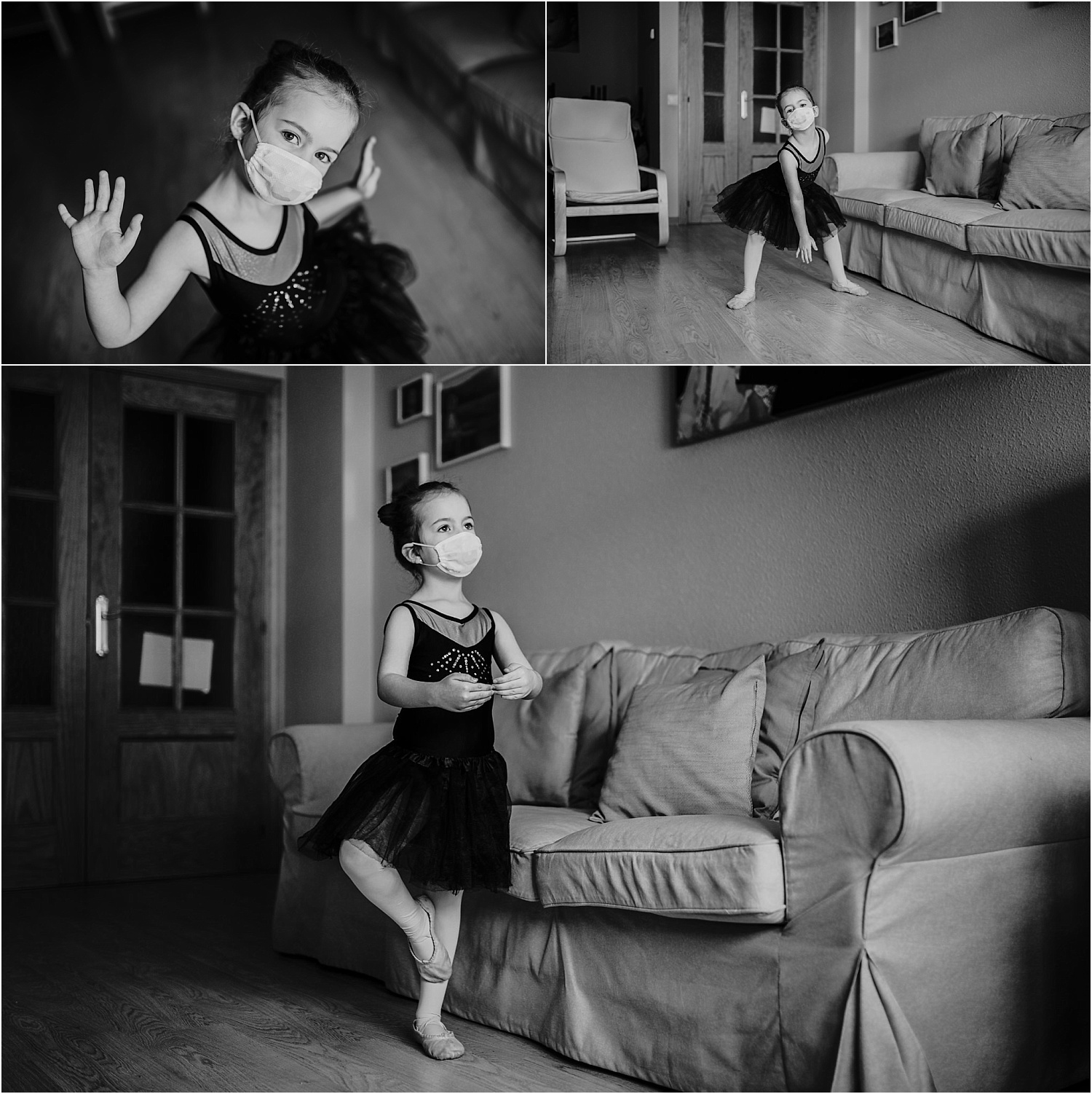 Fotografía de ballet infantil en Madrid.