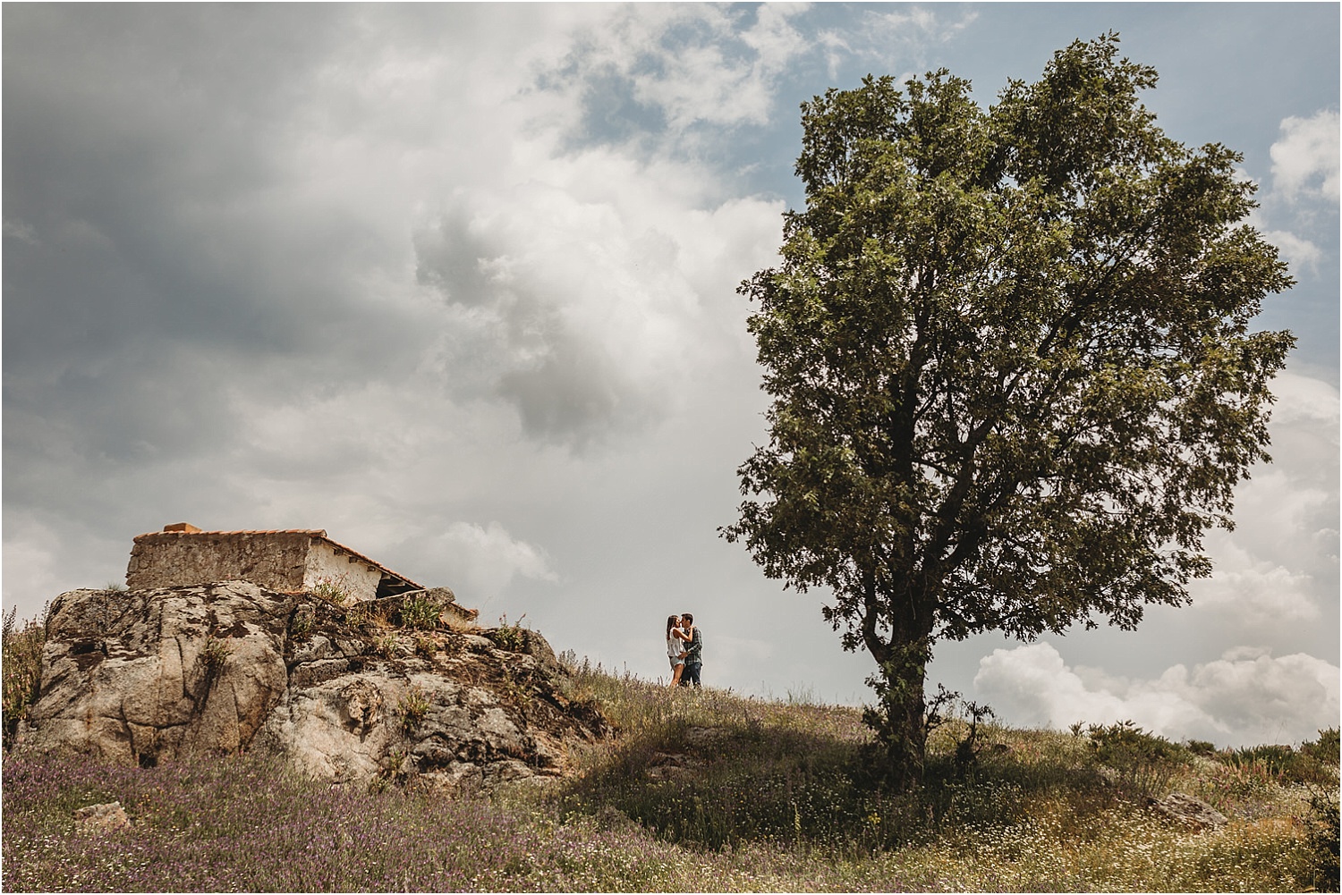 Sesión fotográfica preboda a caballo en Los Molinos