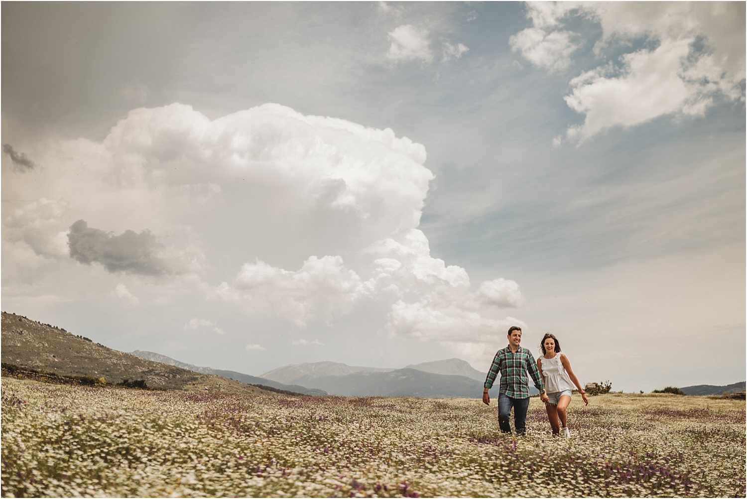 Fotografía de pareja en la naturaleza