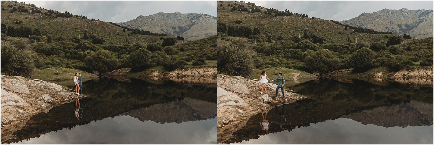 Fotografía de pareja en la naturaleza