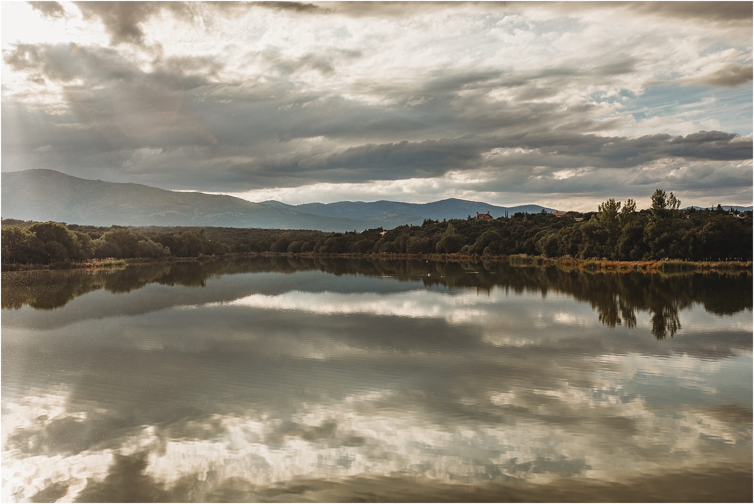 fotografía de preboda al atardecer