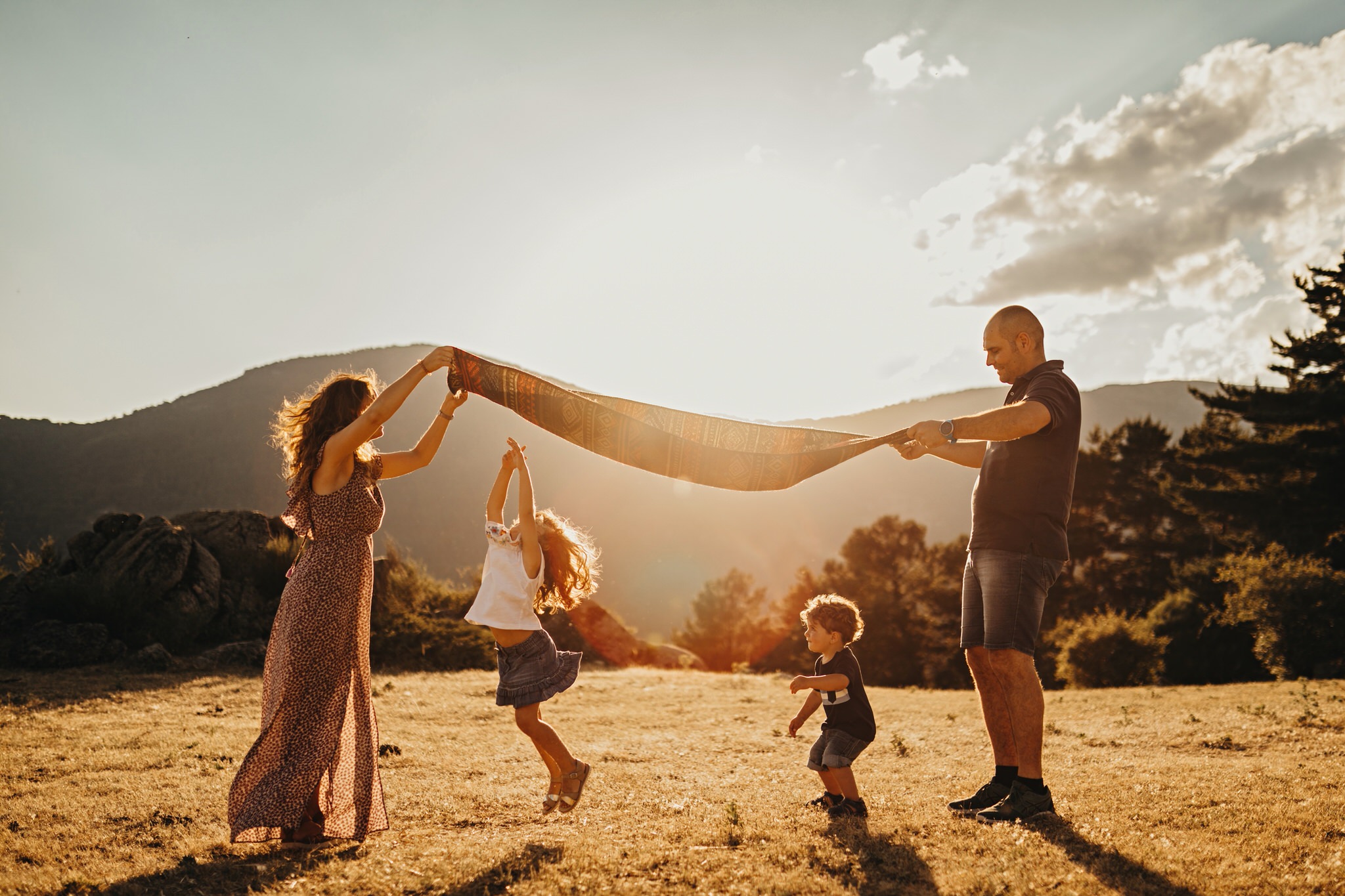 sesion de familia en cercedilla