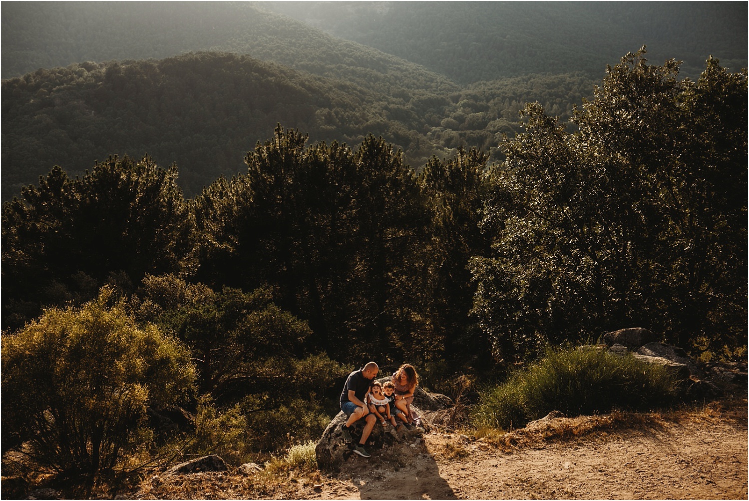 sesion de fotos de familia en cercedilla