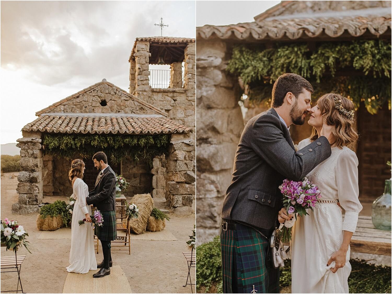Recien casados en El Tomillar