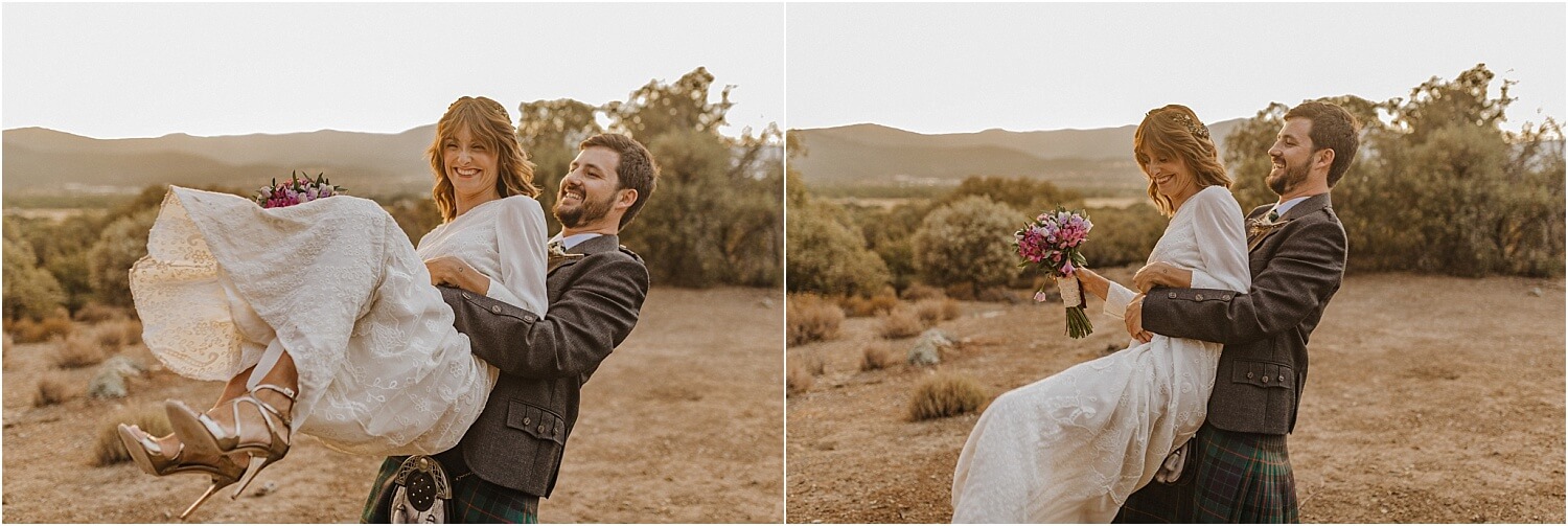 Recién casados en El Tomillar