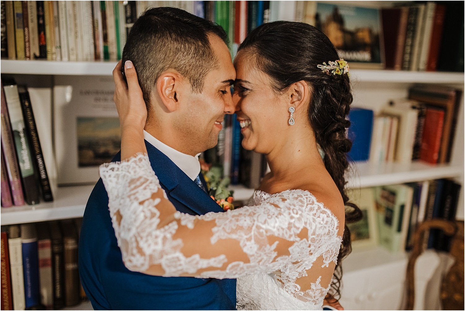 pareja de recién casados en la finca la cañada de mónico