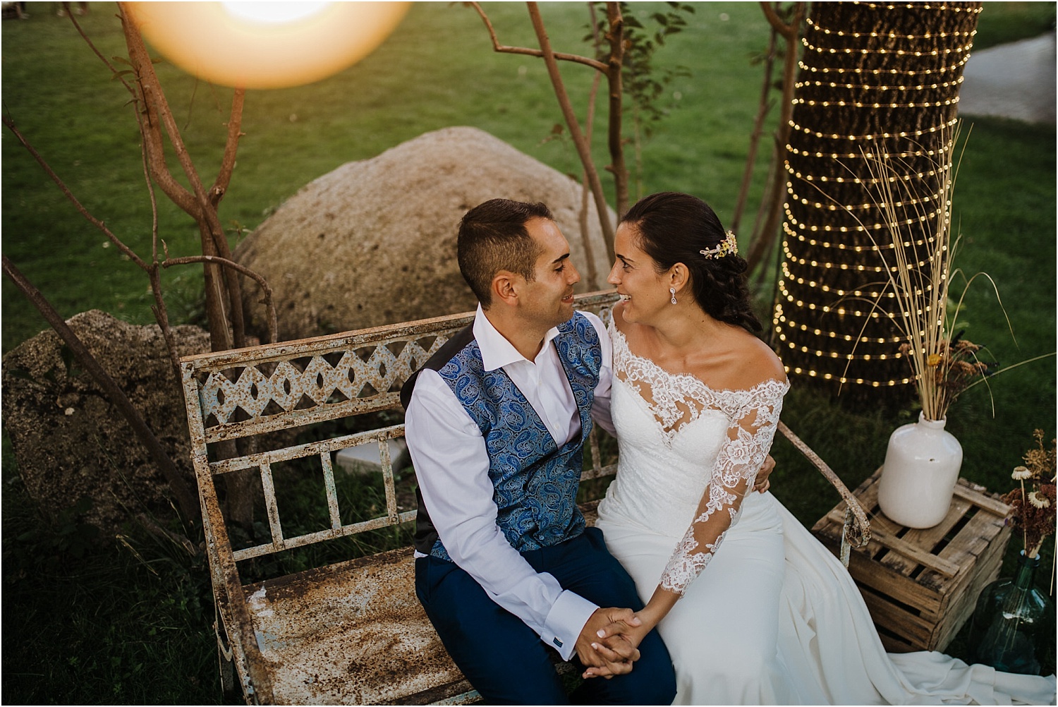 recién casados en la cañada de mónico
