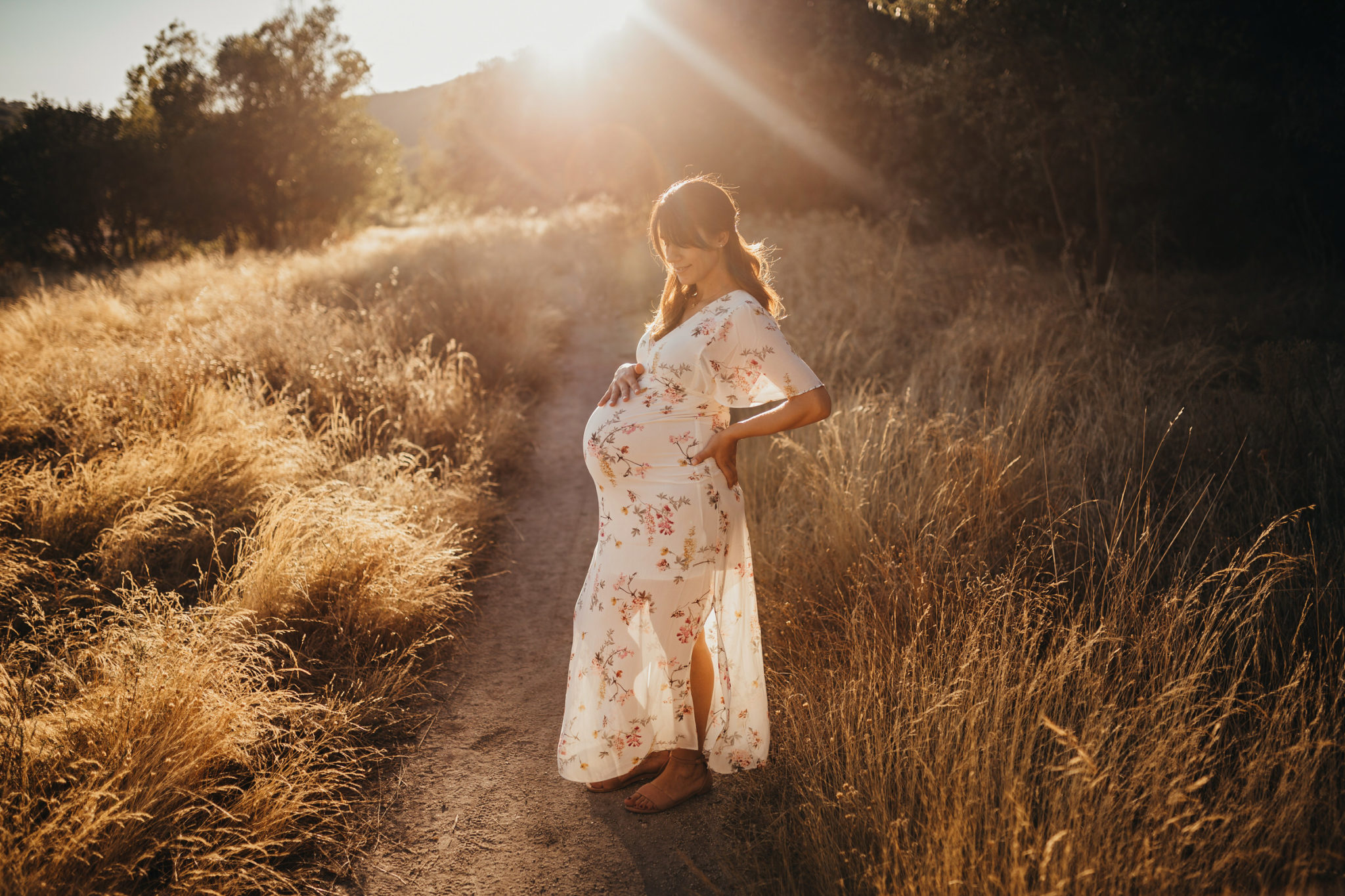Fotografia de embarazo en la sierra de Madrid - Por Ti Fotografía