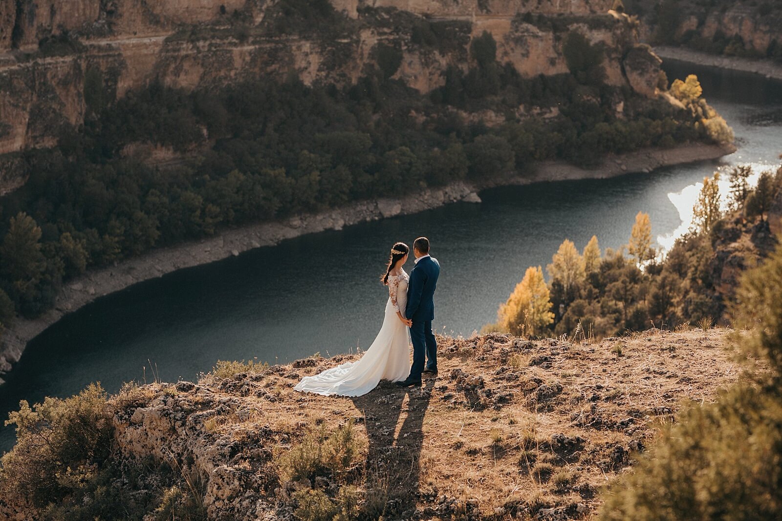 Fotografía de pareja en la sierra de Madrid y Segovia