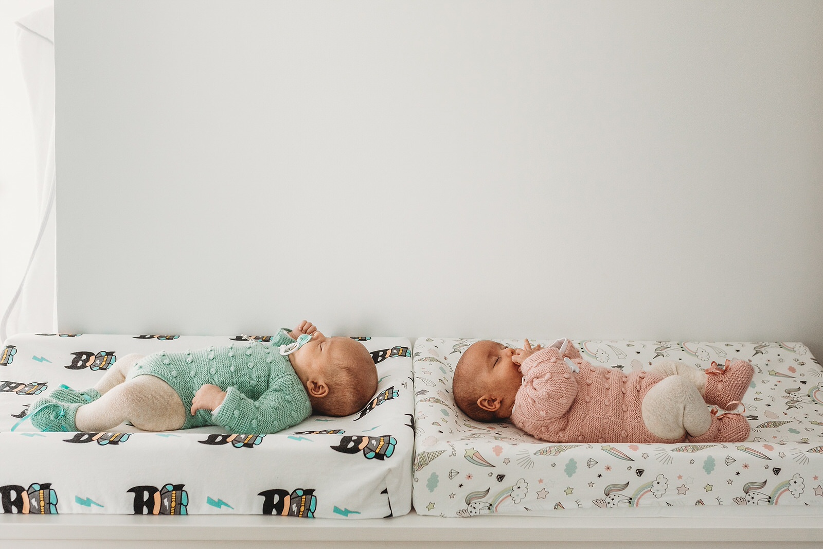 Sesión de fotos de bebes en casa