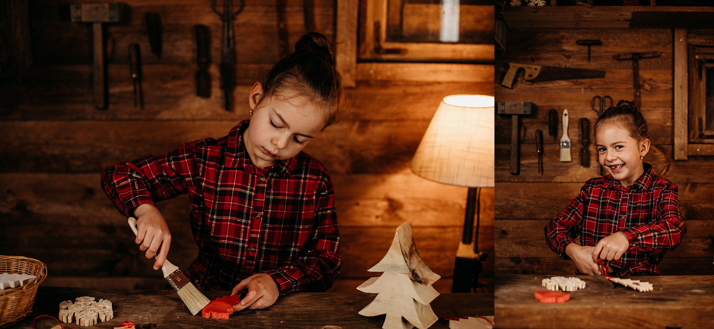 Sesiones de Navidad en el taller de Santa