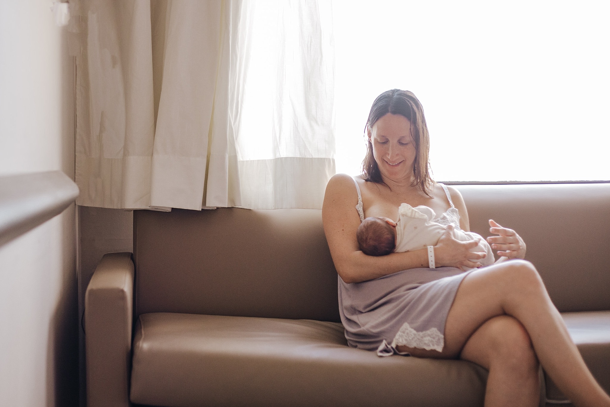 Fotografía de recién nacido en el hospital