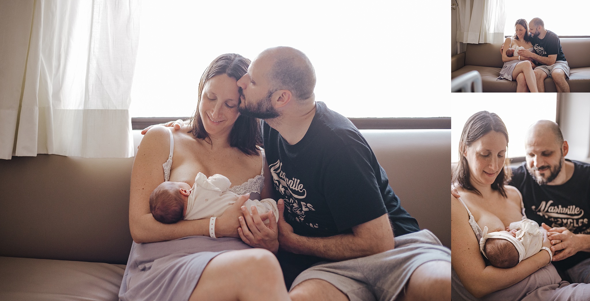 Fotografía de recién nacido en el hospital