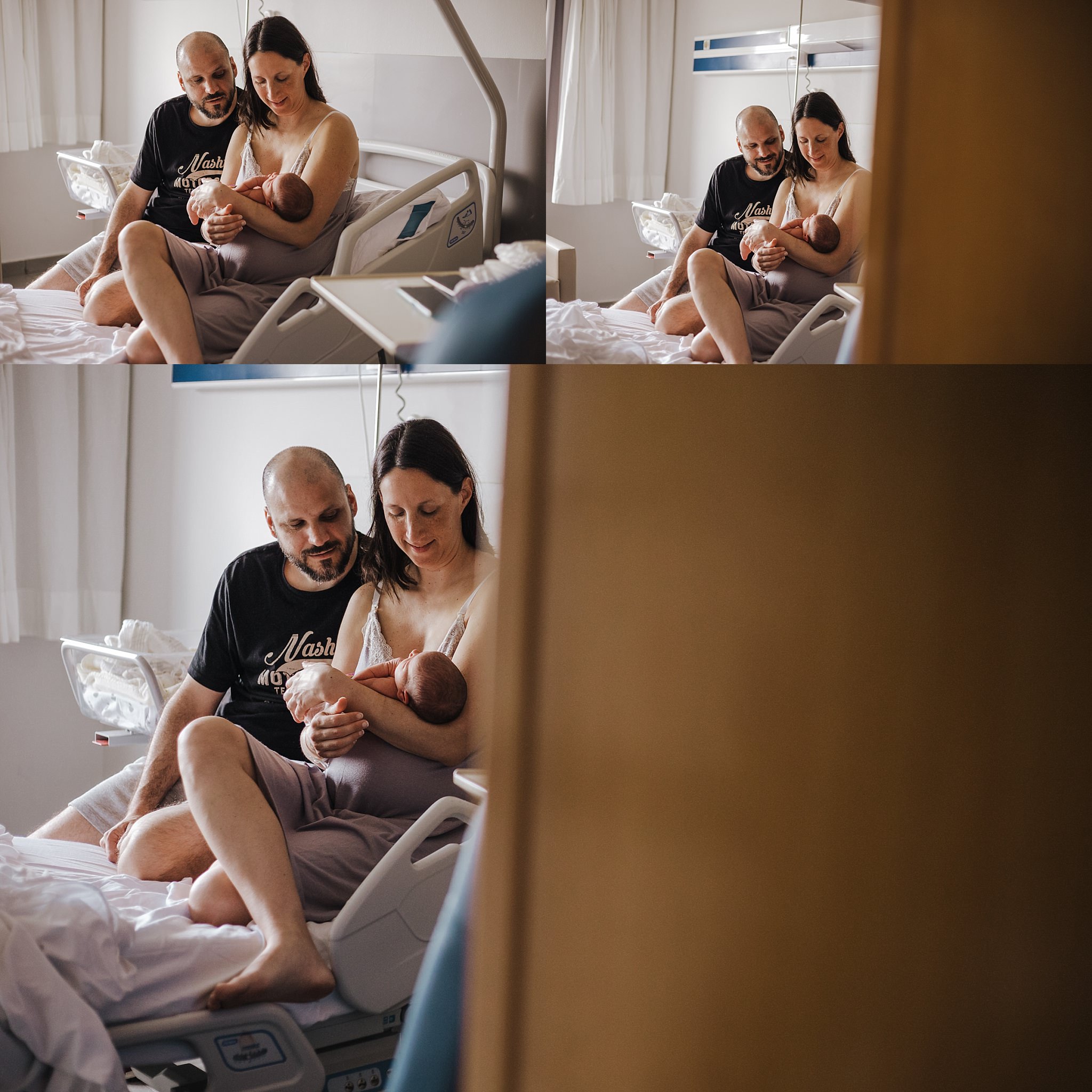 Fotografía de recién nacido en el hospital