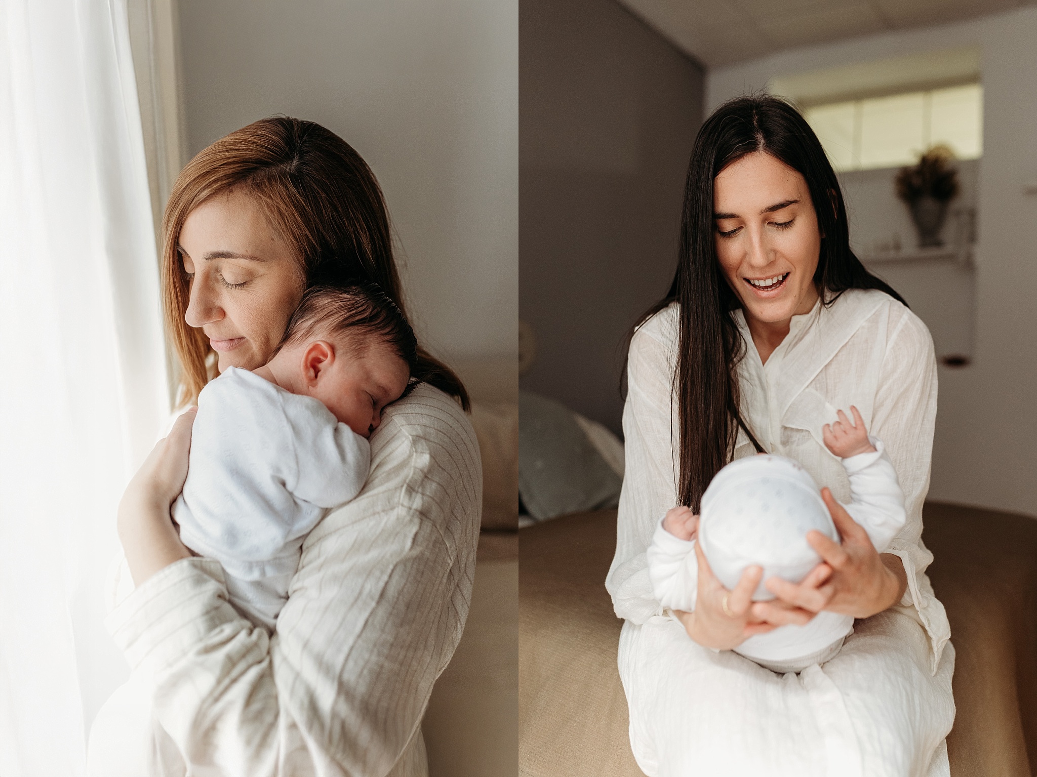 Sesión de fotos de recién nacidos a domicilio en Madrid.